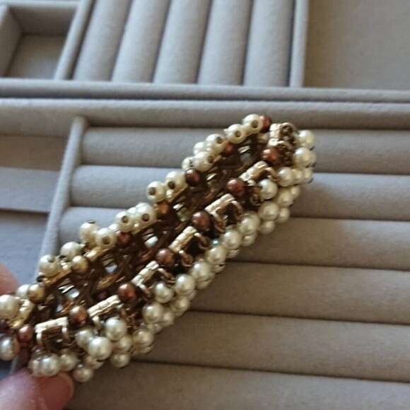 J. Crew multi-strand (five total) twisted faux pearl bracelet - Picture 6 of 10